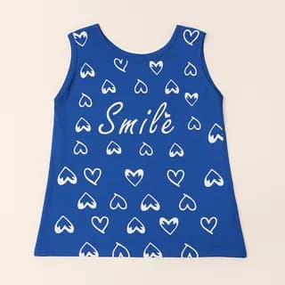 تاپ دخترانه طرح Smile