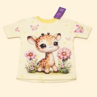 ست تی‌شرت و شلوار بچگانه طرح عروسکی