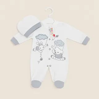 سرهمی نوزادی با کلاه