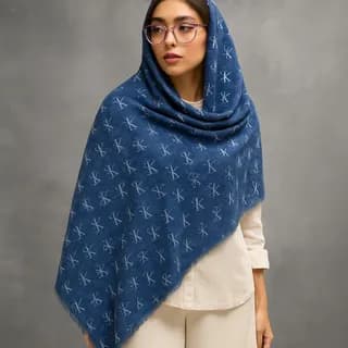 شال زنانه طرح K