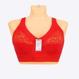 سوتین نیم‌تنه قرمز توری