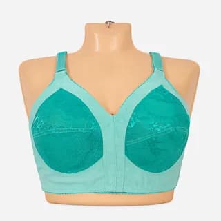 سوتین زنانه آبی بدون فنر