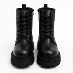 کفش بوت زنانه کامبت مشکی thumbnail 2