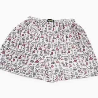 شورت مردانه مشکی و زرشکی