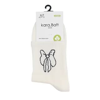 جوراب زنانه kara با طرح پاپیون