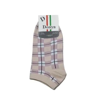 جوراب مچی طرح چهارخانه