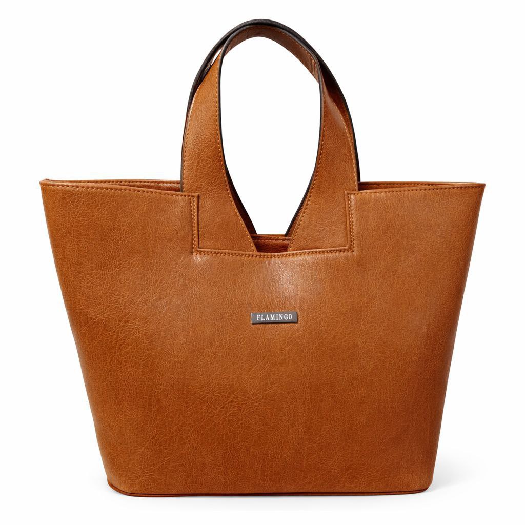 کیف دستی زنانه چرمی قهوه‌ای