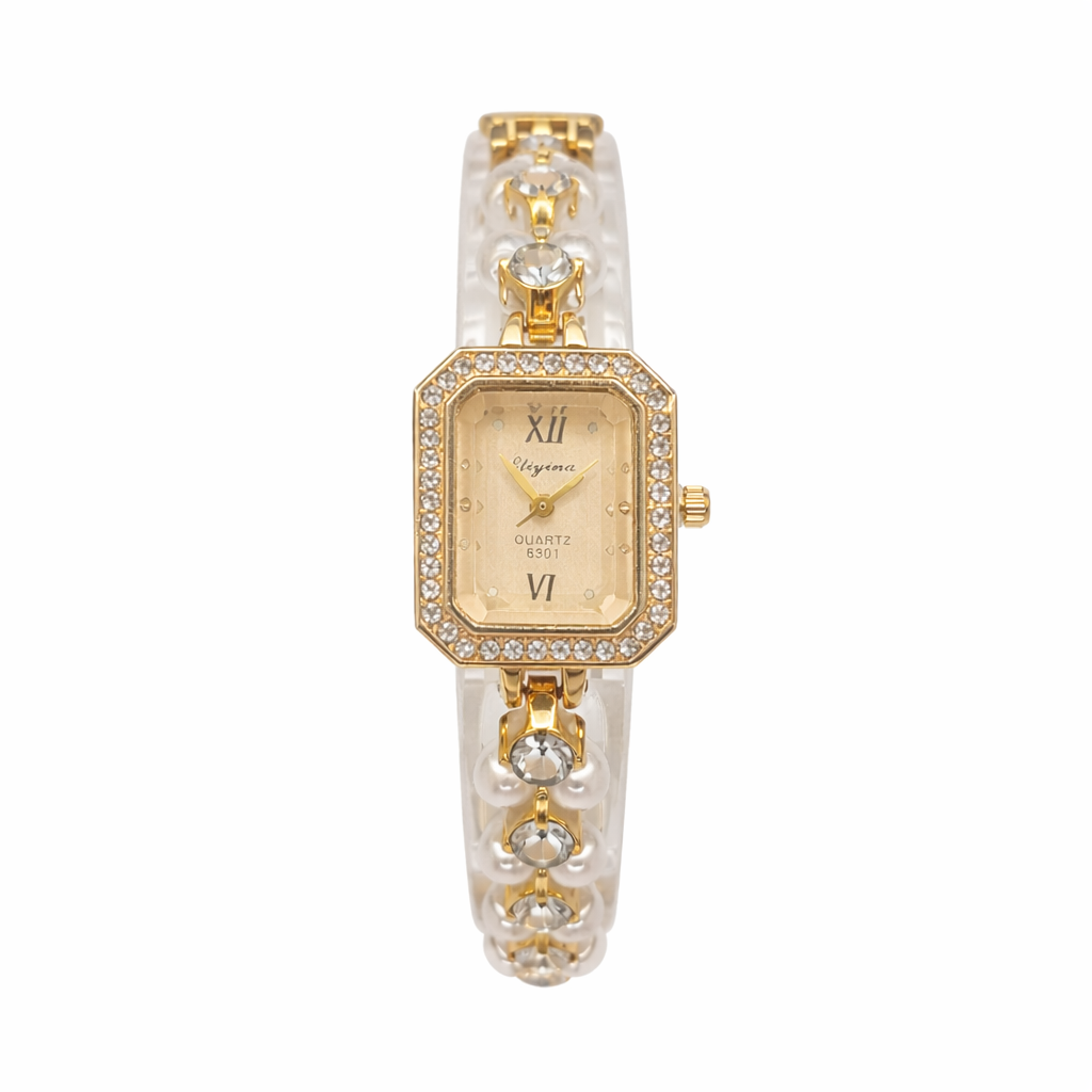 ساعت مچی زنانه با بند نگینی